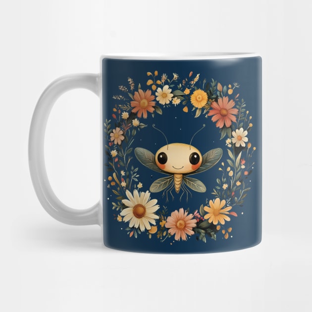 Adorable Baby Mantis – Minimalist Nature-Inspired Art by TuncGK